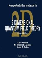 Non-Perturbative Methods In 2 Dimensional Quantum Field Theory (2Nd Edition)