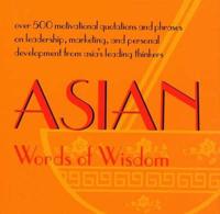 Asian Words of Wisdom