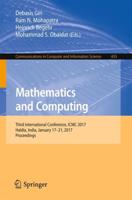 Mathematics and Computing : Third International Conference, ICMC 2017, Haldia, India, January 17-21, 2017, Proceedings