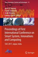 Proceedings of First International Conference on Smart System, Innovations and Computing