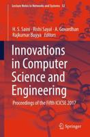 Innovations in Computer Science and Engineering