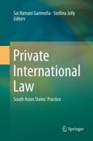 Private International Law : South Asian States' Practice