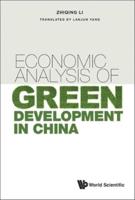 Economic Analysis of Green Development in China