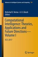 Computational Intelligence Volume I ICCI-2017