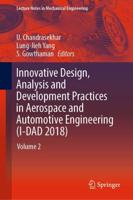 Innovative Design, Analysis and Development Practices in Aerospace and Automotive Engineering (I-DAD 2018) : Volume 2