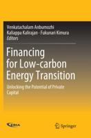 Financing for Low-Carbon Energy Transition