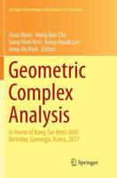 Geometric Complex Analysis