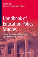 Handbook of Education Policy Studies