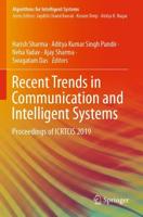 Recent Trends in Communication and Intelligent Systems : Proceedings of ICRTCIS 2019