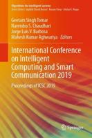 International Conference on Intelligent Computing and Smart Communication 2019