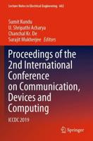 Proceedings of the 2nd International Conference on Communication, Devices and Computing