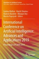 International Conference on Artificial Intelligence: Advances and Applications 2019 : Proceedings of ICAIAA 2019