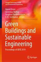 Green Buildings and Sustainable Engineering : Proceedings of GBSE 2019