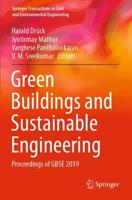 Green Buildings and Sustainable Engineering : Proceedings of GBSE 2019