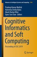 Cognitive Informatics and Soft Computing : Proceeding of CISC 2019