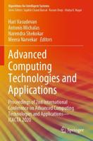 Advanced Computing Technologies and Applications : Proceedings of 2nd International Conference on Advanced Computing Technologies and Applications-ICACTA 2020
