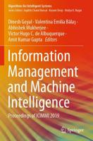 Information Management and Machine Intelligence : Proceedings of ICIMMI 2019