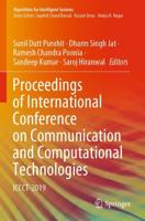 Proceedings of International Conference on Communication and Computational Technologies