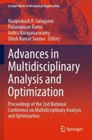 Advances in Multidisciplinary Analysis and Optimization