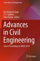 Advances in Civil Engineering : Select Proceedings of ARICE 2019