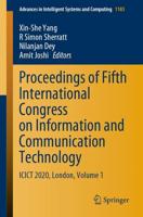 Proceedings of Fifth International Congress on Information and Communication Technology Volume 1