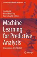 Machine Learning for Predictive Analysis : Proceedings of ICTIS 2020