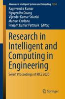 Research in Intelligent and Computing in Engineering : Select Proceedings of RICE 2020