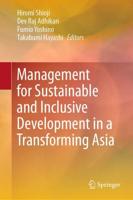 Management for Sustainable and Inclusive Development in a Transforming Asia