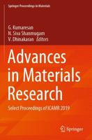 Advances in Materials Research