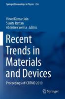 Recent Trends in Materials and Devices : Proceedings of ICRTMD 2019