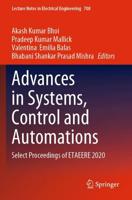 Advances in Systems, Control and Automations : Select Proceedings of ETAEERE 2020