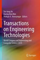 Transactions on Engineering Technologies : World Congress on Engineering and Computer Science 2019