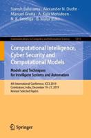 Computational Intelligence, Cyber Security and Computational Models. Models and Techniques for Intelligent Systems and Automation : 4th International Conference, ICC3 2019, Coimbatore, India, December 19-21, 2019, Revised Selected Papers