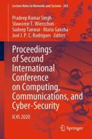 Proceedings of Second International Conference on Computing, Communications, and Cyber-Security : IC4S 2020