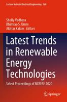 Latest Trends in Renewable Energy Technologies : Select Proceedings of NCRESE 2020