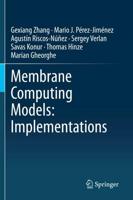 Membrane Computing Models