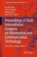 Proceedings of Sixth International Congress on Information and Communication Technology : ICICT 2021, London, Volume 1