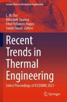 Recent Trends in Thermal Engineering