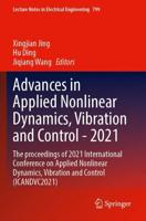 Advances in Applied Nonlinear Dynamics, Vibration and Control 2021