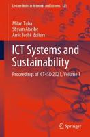 ICT Systems and Sustainability : Proceedings of ICT4SD 2021, Volume 1