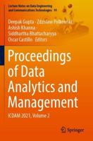 Proceedings of Data Analytics and Management