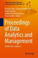 Proceedings of Data Analytics and Management : ICDAM 2021, Volume 1