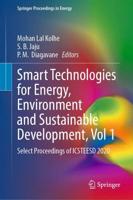 Smart Technologies for Energy, Environment and Sustainable Development. Vol. 1 Select Proceedings of ICSTEESD 2020