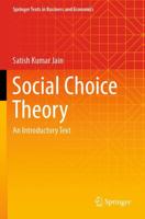 Social Choice Theory