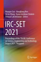 IRC-SET 2021 : Proceedings of the 7th IRC Conference on Science, Engineering and Technology, August 2021, Singapore