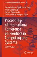 Proceedings of International Conference on Frontiers in Computing and Systems : COMSYS 2021