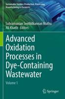 Advanced Oxidation Processes in Dye-Containing Wastewater. Volume 1