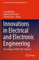 Innovations in Electrical and Electronic Engineering Volume 2