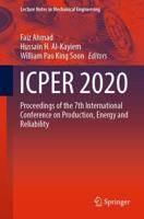 ICPER 2020 : Proceedings of the 7th International Conference on Production, Energy and Reliability