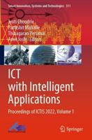ICT With Intelligent Applications Volume 1